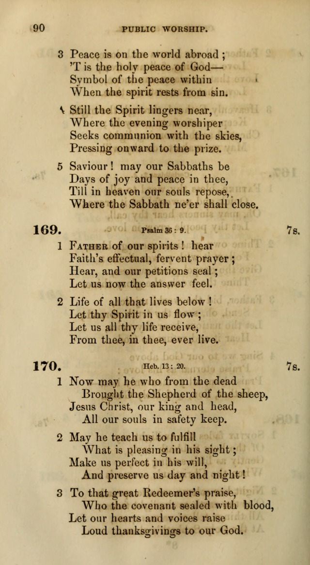 Songs for the Sanctuary; or, Psalms and Hymns for Christian Worship (Words only) page 90