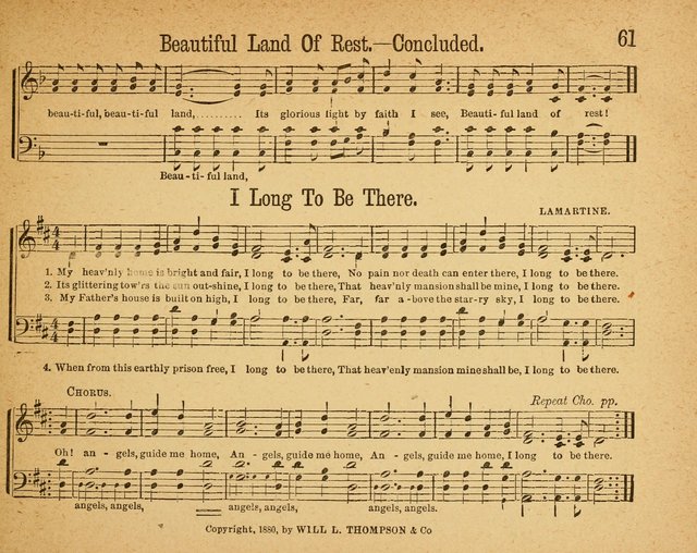 Sparkling Gems Nos.1 & 2 Combined: a new and choice collection of music for Sabbath schools, temperance, and social meetings page 61