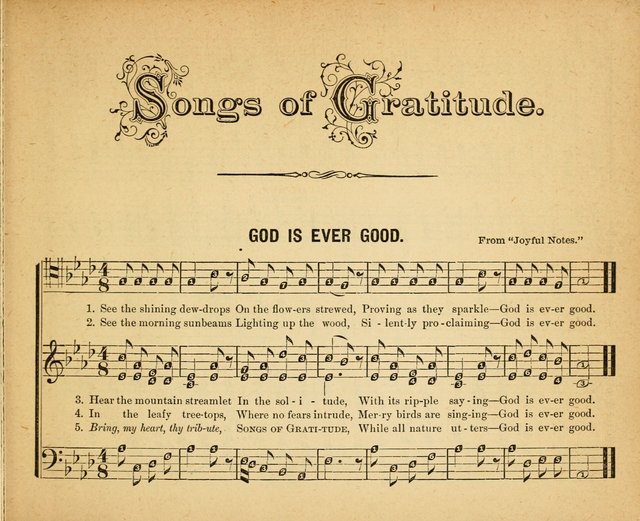 Songs of Gratitude: a Collection of New Songs for Sunday Schools and  worshiping assemblies     Worshiping Assemblies page 3