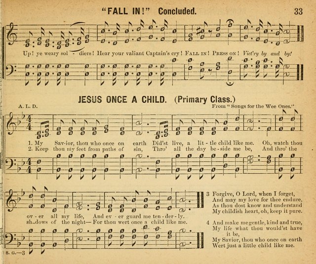 Songs of Gratitude: a Collection of New Songs for Sunday Schools and  worshiping assemblies     Worshiping Assemblies page 33