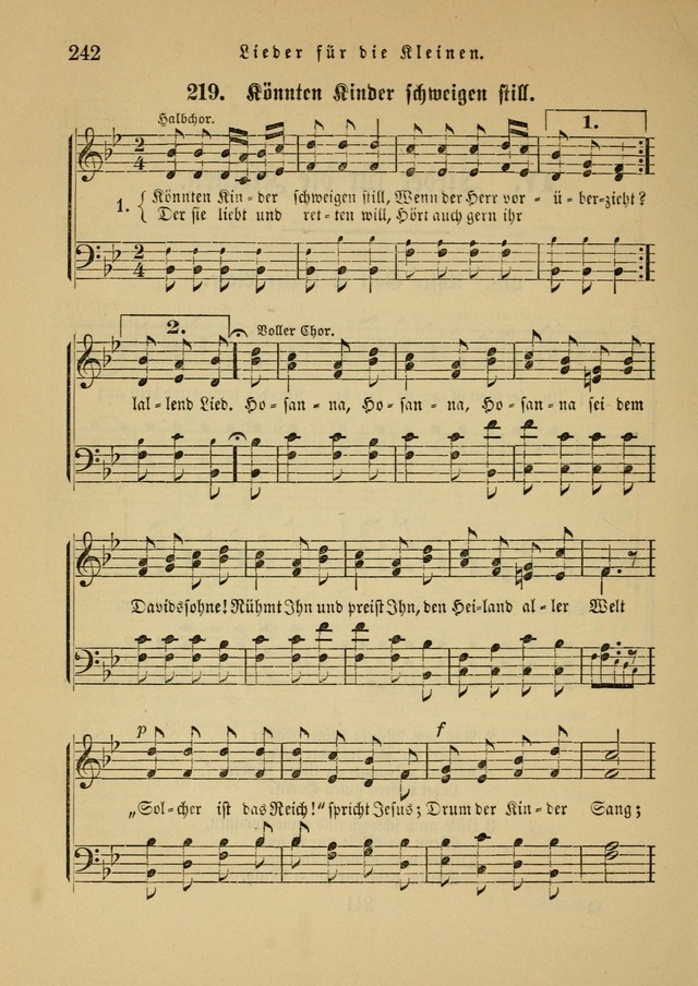 Sonntagsschul-Gesangbuch der Reformirten Kirche in den Vereinigten Staaten page 242