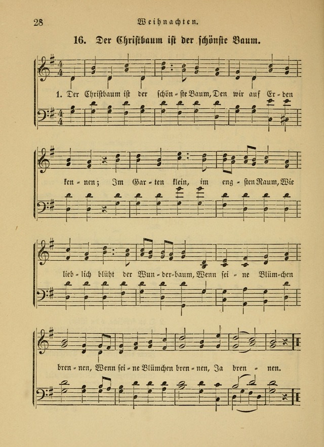 Sonntagsschul-Gesangbuch der Reformirten Kirche in den Vereinigten Staaten page 28