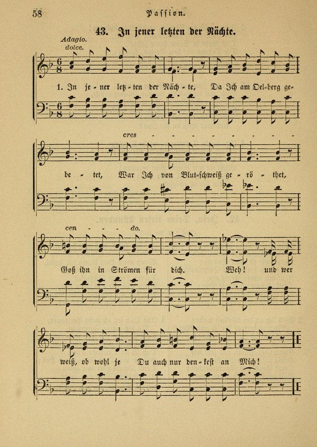 Sonntagsschul-Gesangbuch der Reformirten Kirche in den Vereinigten Staaten page 58