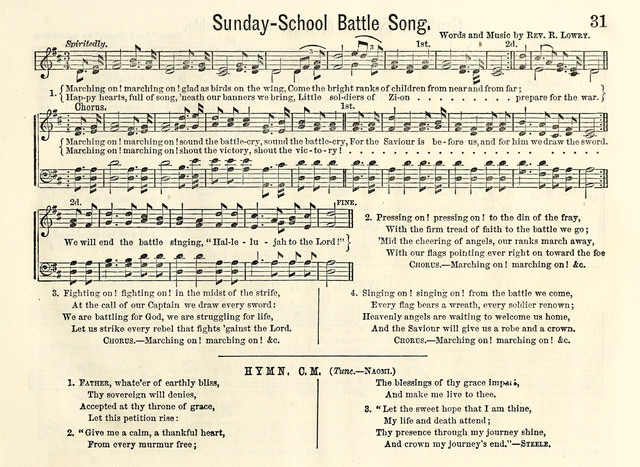 Songs of Gladness for the Sabbath School page 29