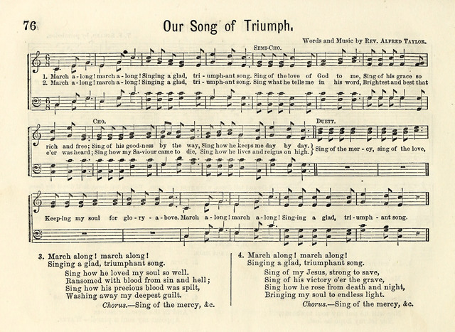 Songs of Gladness for the Sabbath School page 74