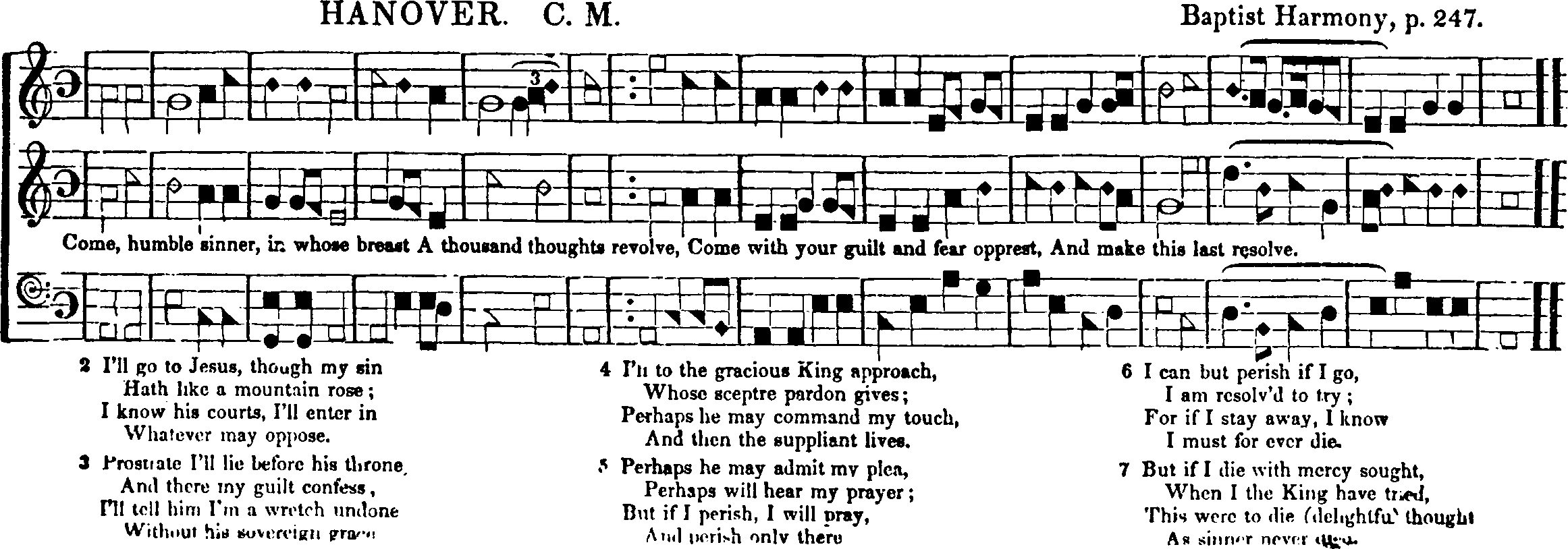 The Southern Harmony, and Musical Companion (New ed. thoroughly rev. and much enl.) page 10
