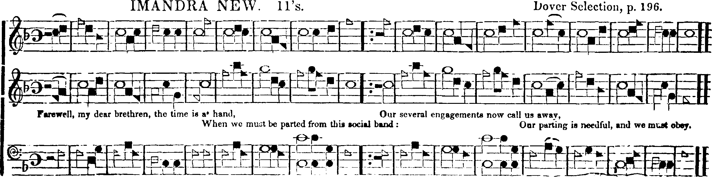 The Southern Harmony, and Musical Companion (New ed. thoroughly rev. and much enl.) page 104