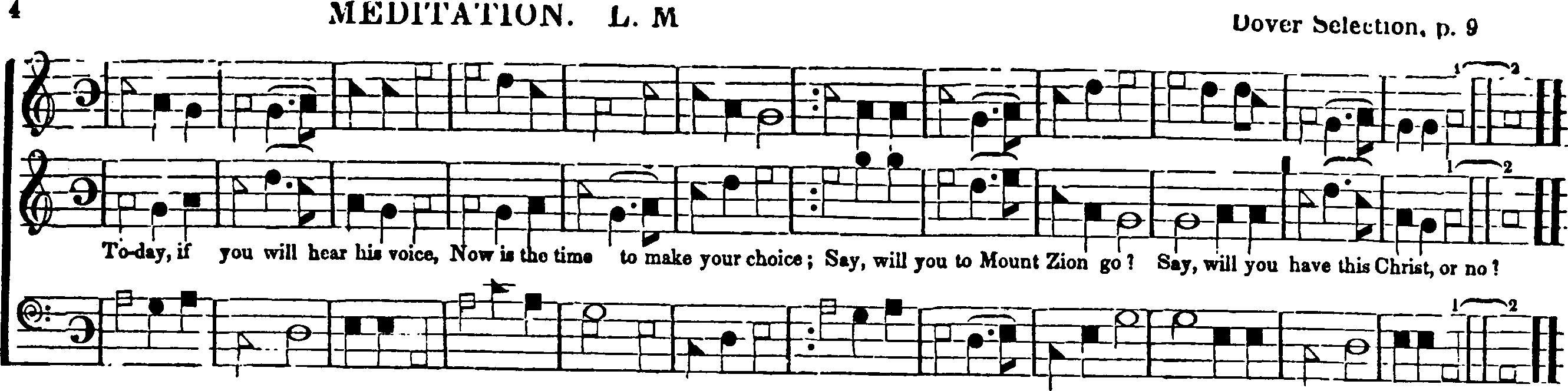 The Southern Harmony, and Musical Companion (New ed. thoroughly rev. and much enl.) page 12
