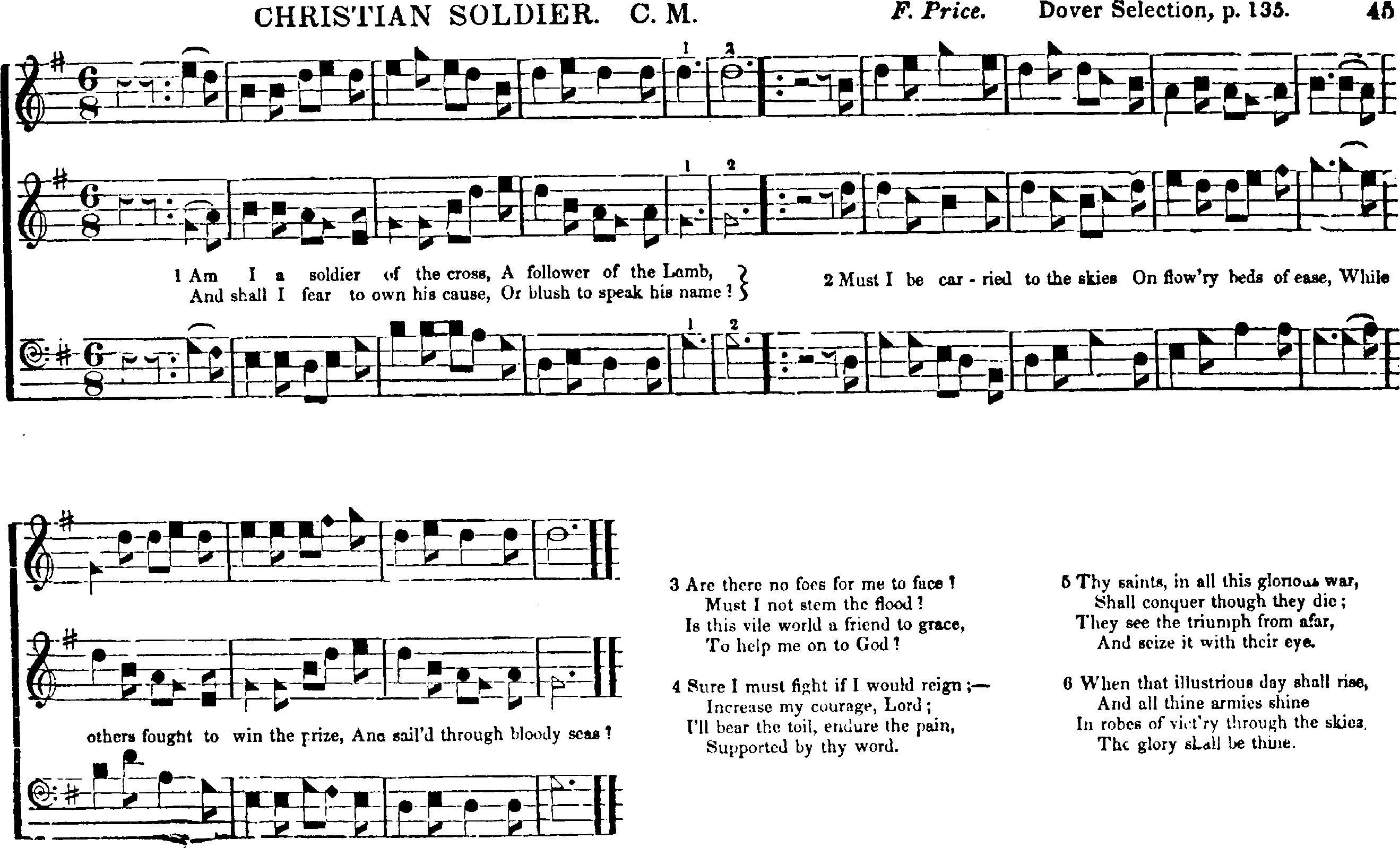 The Southern Harmony, and Musical Companion (New ed. thoroughly rev. and much enl.) page 134