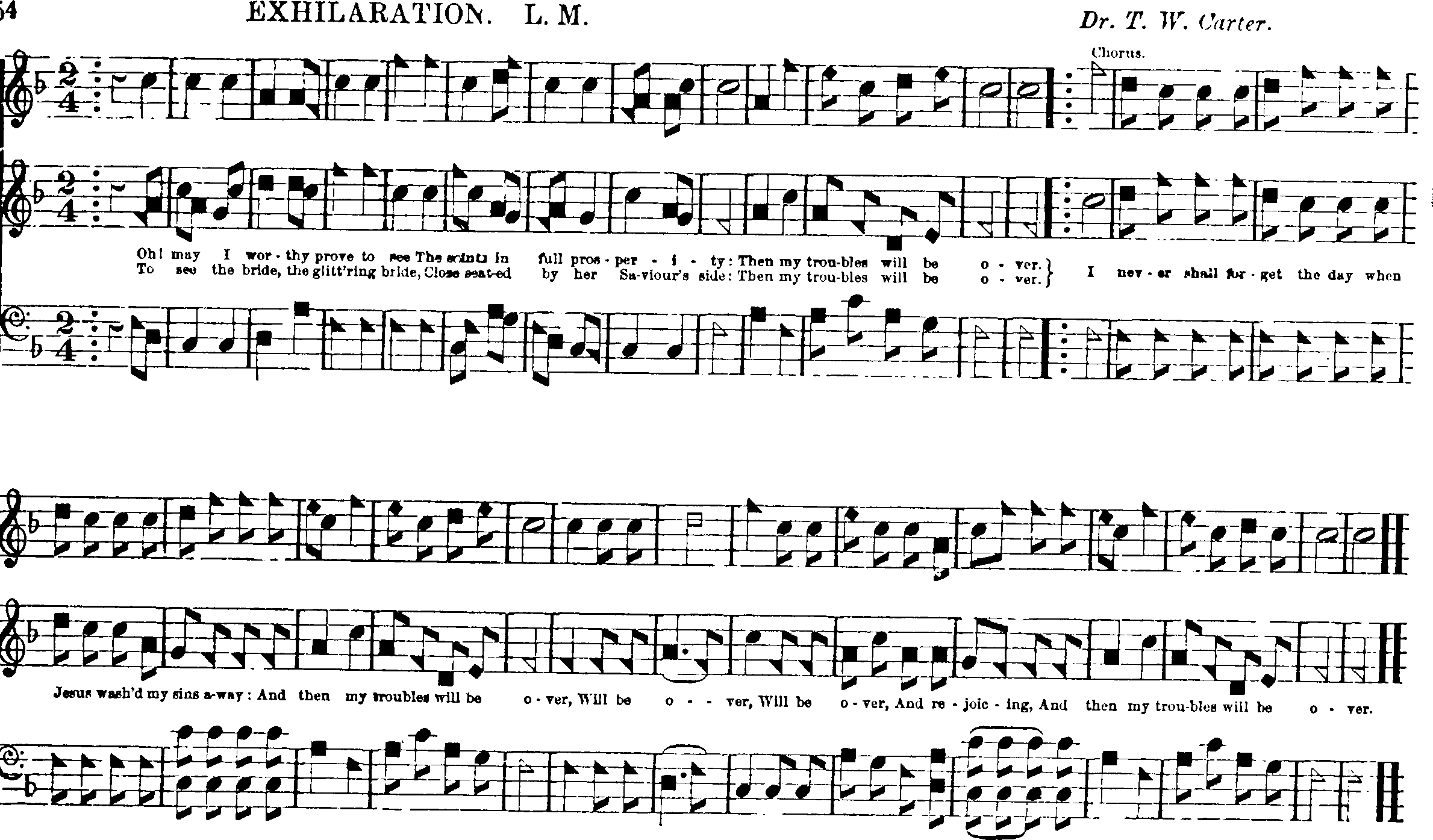 The Southern Harmony, and Musical Companion (New ed. thoroughly rev. and much enl.) page 156