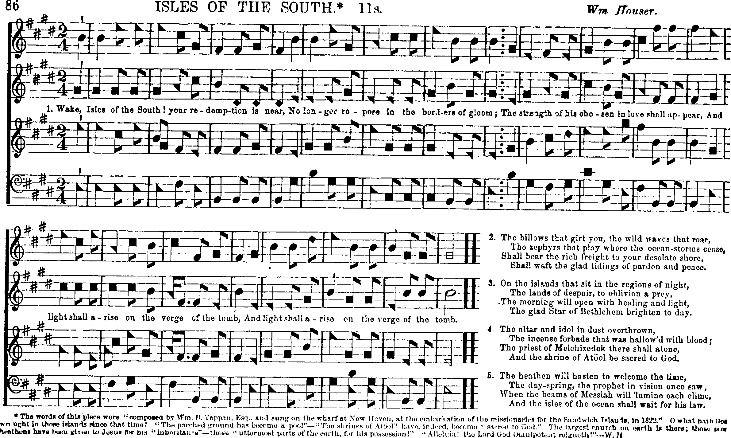 The Southern Harmony, and Musical Companion (New ed. thoroughly rev. and much enl.) page 226