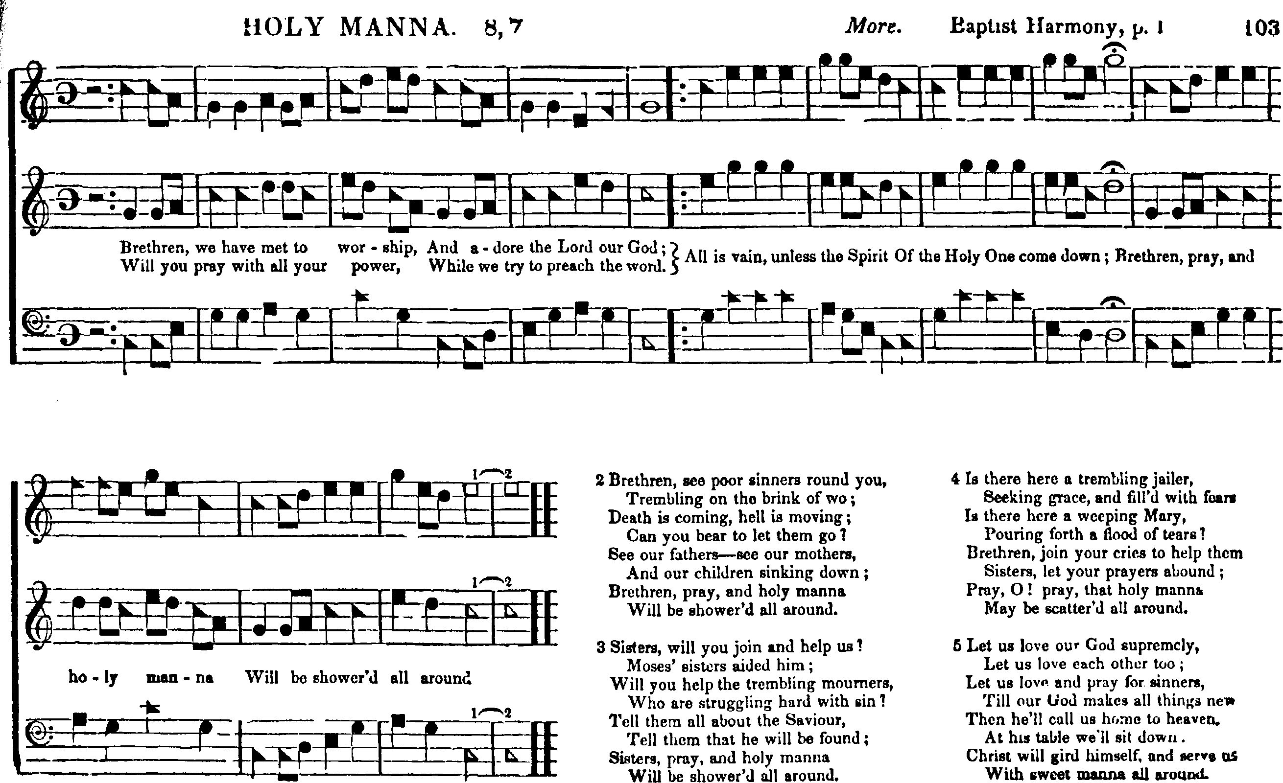 The Southern Harmony, and Musical Companion (New ed. thoroughly rev. and much enl.) page 271