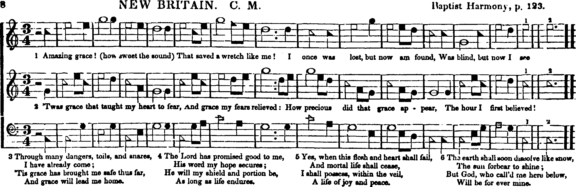 The Southern Harmony, and Musical Companion (New ed. thoroughly rev. and much enl.) page 28