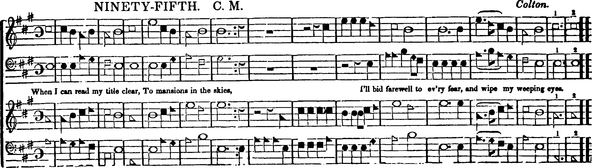 The Southern Harmony, and Musical Companion (New ed. thoroughly rev. and much enl.) page 86
