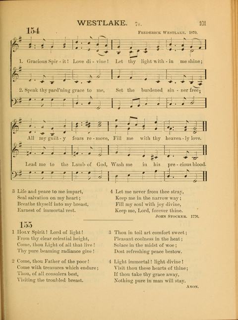 The School Hymnary: a collection of hymns and tunes and patriotic songs for use in public and private schools page 101