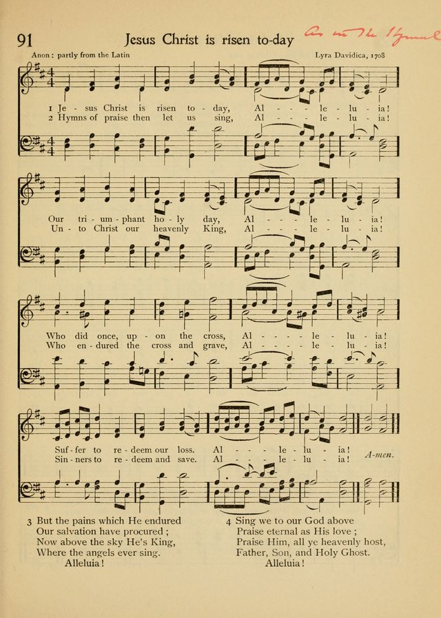 The School Hymnal page 100