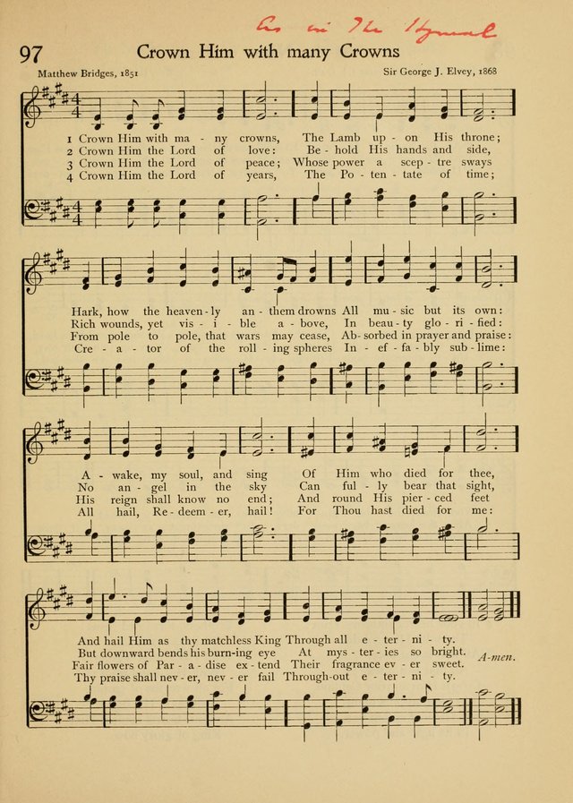 The School Hymnal page 106