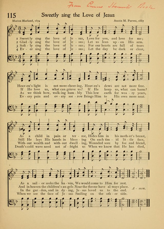 The School Hymnal page 122