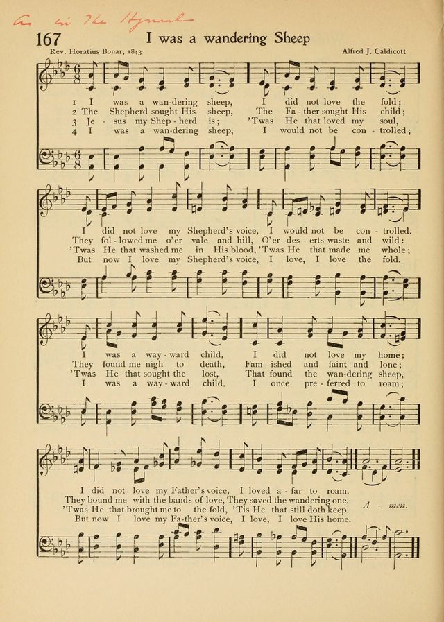 The School Hymnal page 169