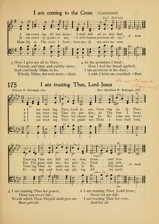 The School Hymnal page 176