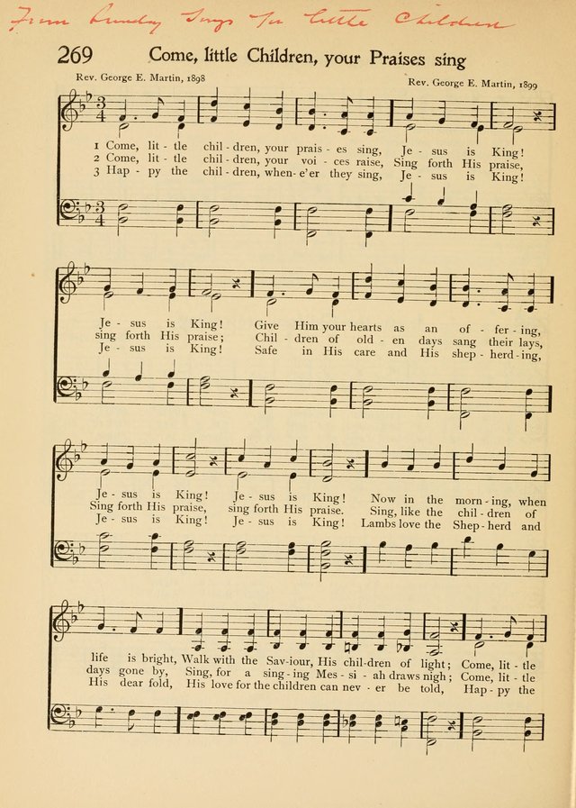 The School Hymnal page 267