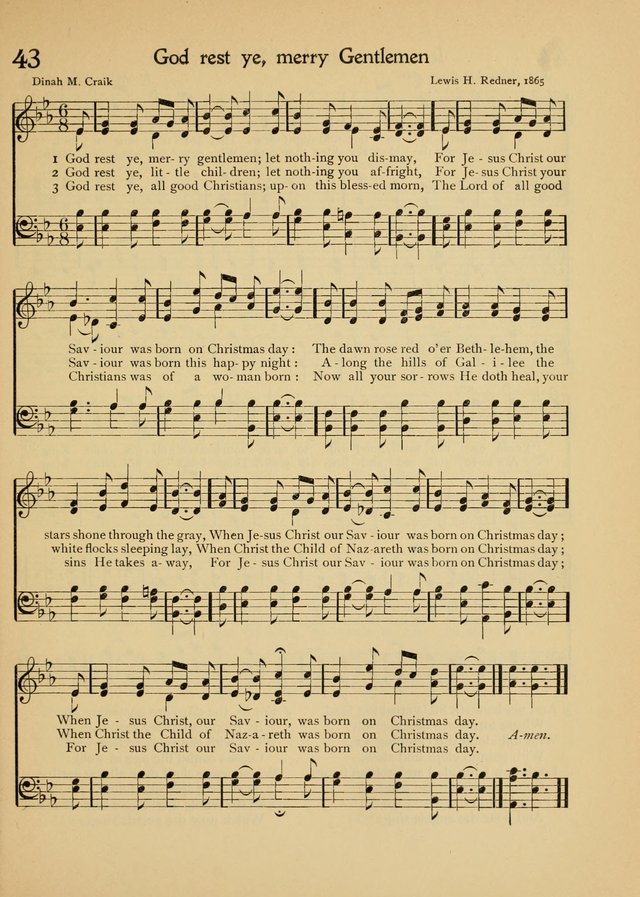 The School Hymnal page 54
