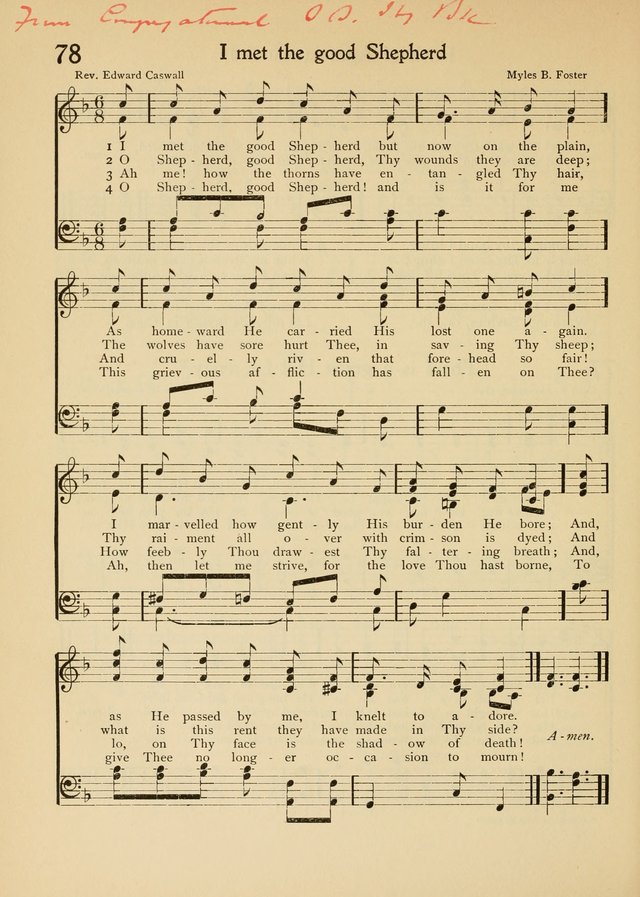 The School Hymnal page 87