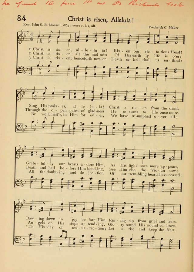 The School Hymnal page 93