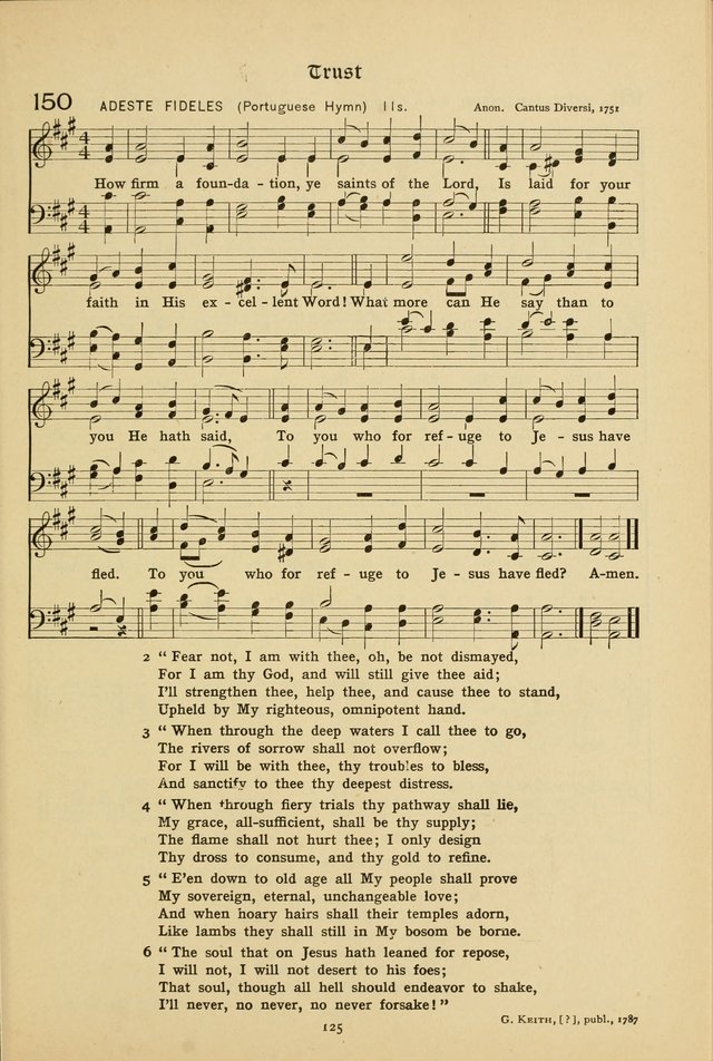 The School Hymnal: a book of worship for young people page 125