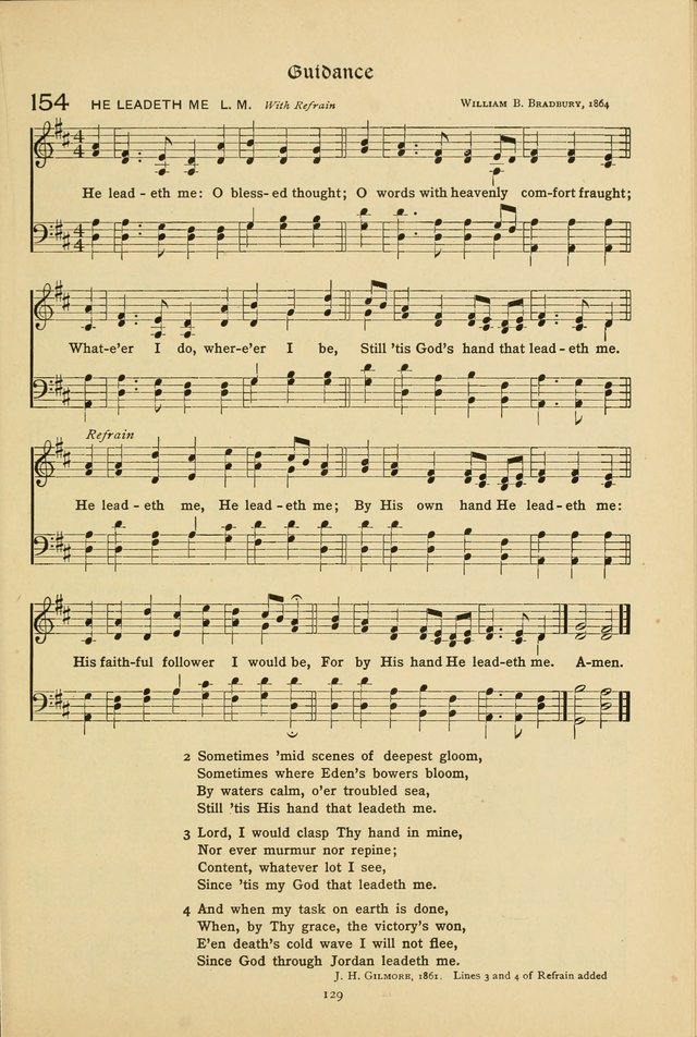The School Hymnal: a book of worship for young people page 129