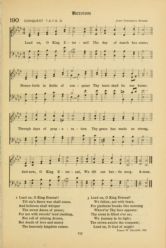 The School Hymnal: a book of worship for young people page 155