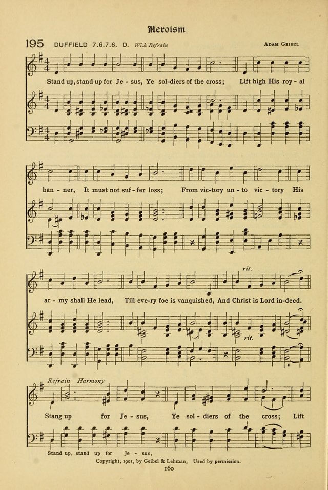 The School Hymnal: a book of worship for young people page 160