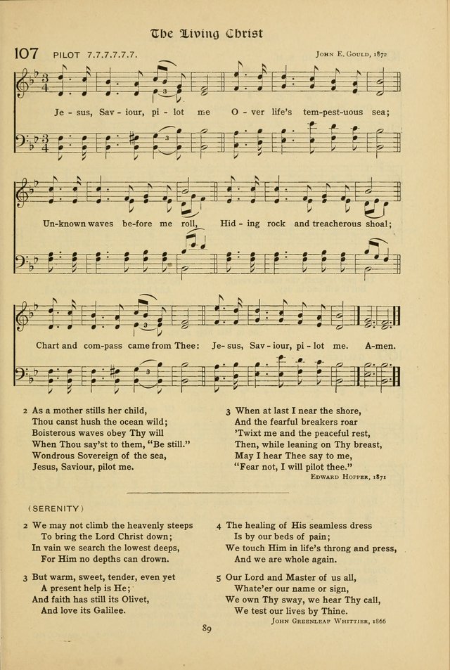 The School Hymnal: a book of worship for young people page 89