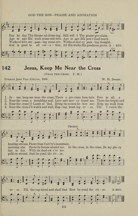 Service Hymnal: with responsive readings, appropriate for all Protestant religious activities page 103