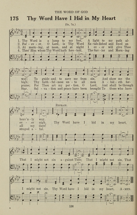 Service Hymnal: with responsive readings, appropriate for all Protestant religious activities page 128