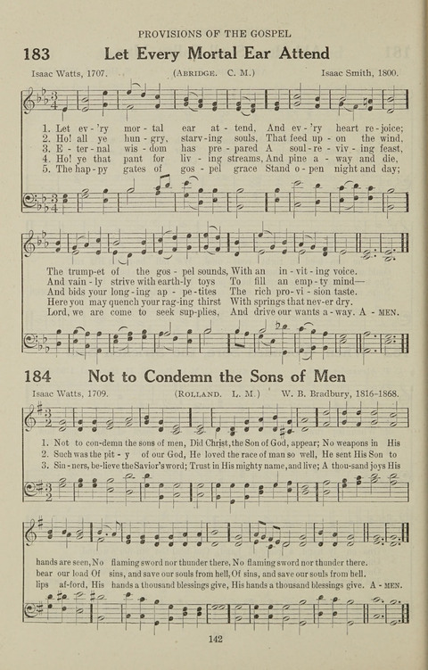 Service Hymnal: with responsive readings, appropriate for all Protestant religious activities page 134