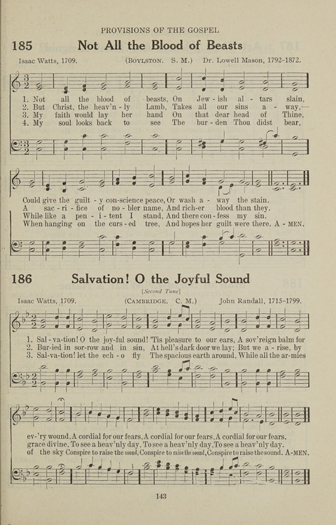Service Hymnal: with responsive readings, appropriate for all Protestant religious activities page 135