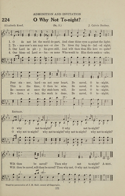 Service Hymnal: with responsive readings, appropriate for all Protestant religious activities page 163