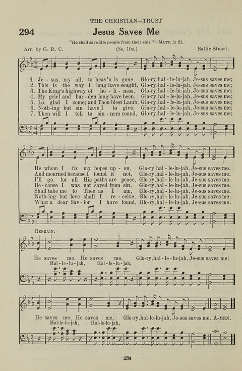 Service Hymnal: with responsive readings, appropriate for all Protestant religious activities page 226