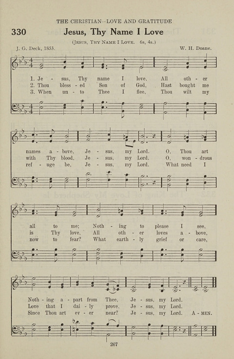 Service Hymnal: with responsive readings, appropriate for all Protestant religious activities page 259