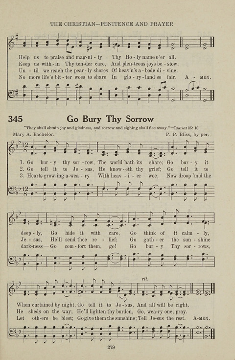 Service Hymnal: with responsive readings, appropriate for all Protestant religious activities page 271