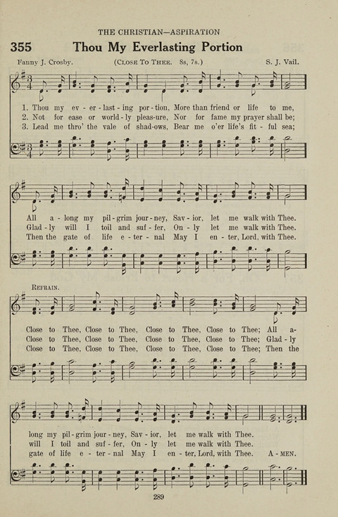 Service Hymnal: with responsive readings, appropriate for all Protestant religious activities page 281