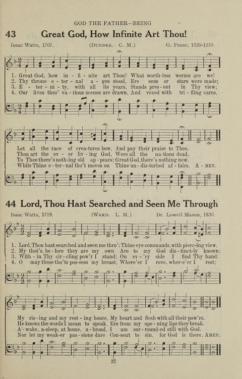 Service Hymnal: with responsive readings, appropriate for all Protestant religious activities page 29