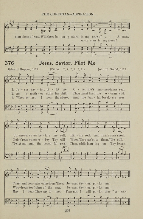 Service Hymnal: with responsive readings, appropriate for all Protestant religious activities page 299