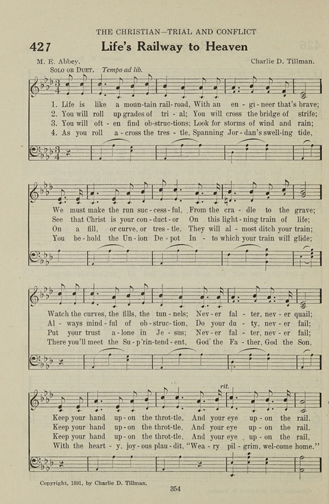 Service Hymnal: with responsive readings, appropriate for all Protestant religious activities page 346