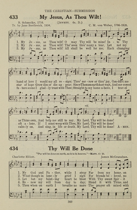 Service Hymnal: with responsive readings, appropriate for all Protestant religious activities page 352