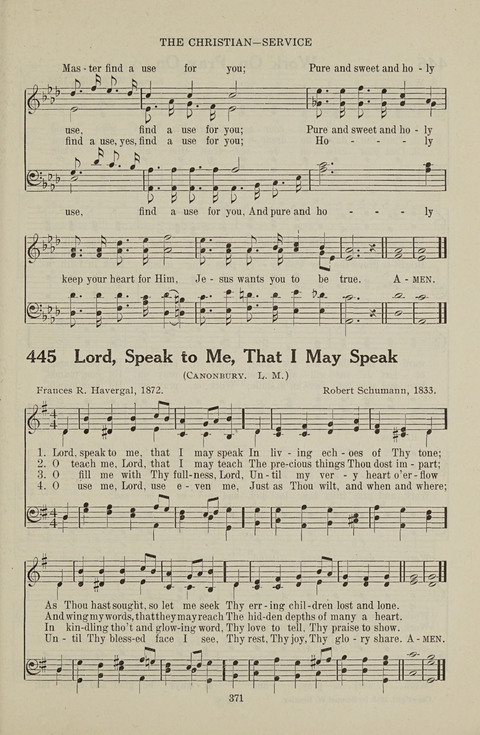 Service Hymnal: with responsive readings, appropriate for all Protestant religious activities page 363