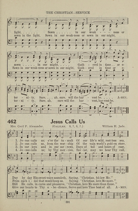 Service Hymnal: with responsive readings, appropriate for all Protestant religious activities page 383