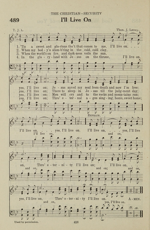 Service Hymnal: with responsive readings, appropriate for all Protestant religious activities page 408