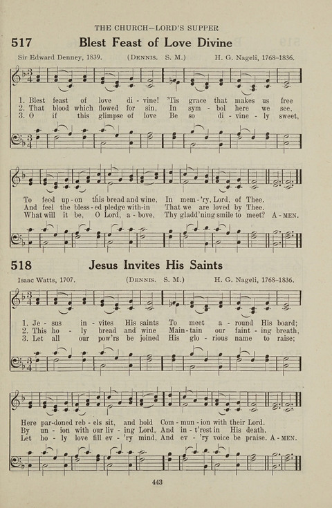 Service Hymnal: with responsive readings, appropriate for all Protestant religious activities page 435